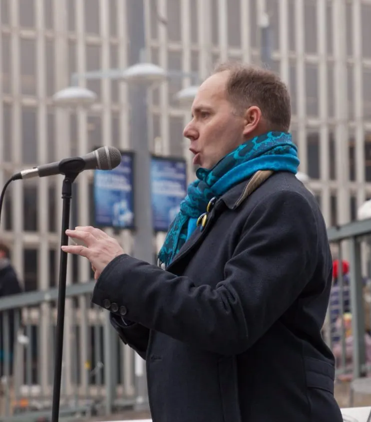 Manifestation för Ukraina, 2024/02